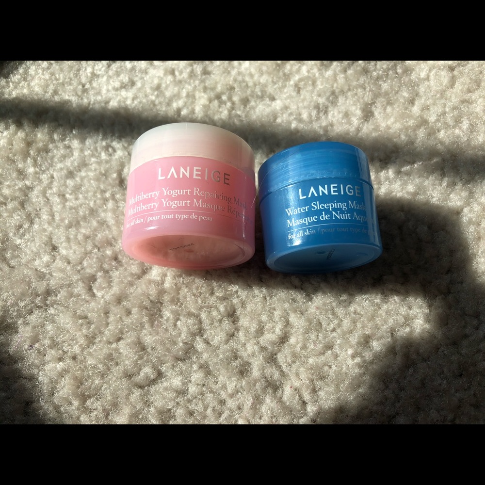 LaNeige face mask samples